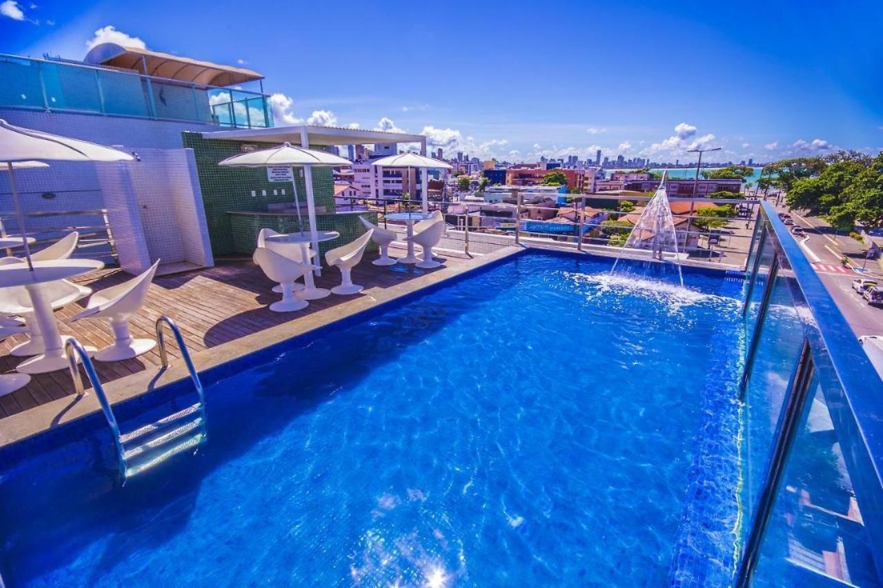Israel Tambau- Apto Luxuoso- Em Frente Ao Mar Com Varanda Joao Pessoa Bagian luar foto