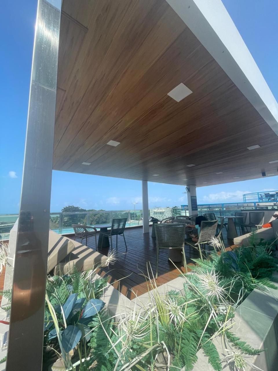 Israel Tambau- Apto Luxuoso- Em Frente Ao Mar Com Varanda Joao Pessoa Bagian luar foto