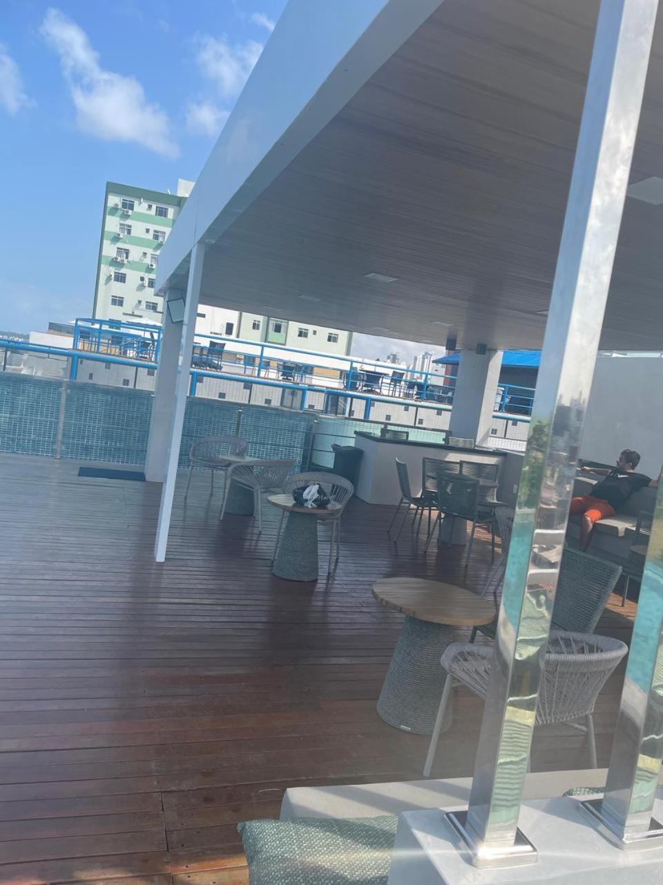 Israel Tambau- Apto Luxuoso- Em Frente Ao Mar Com Varanda Joao Pessoa Bagian luar foto
