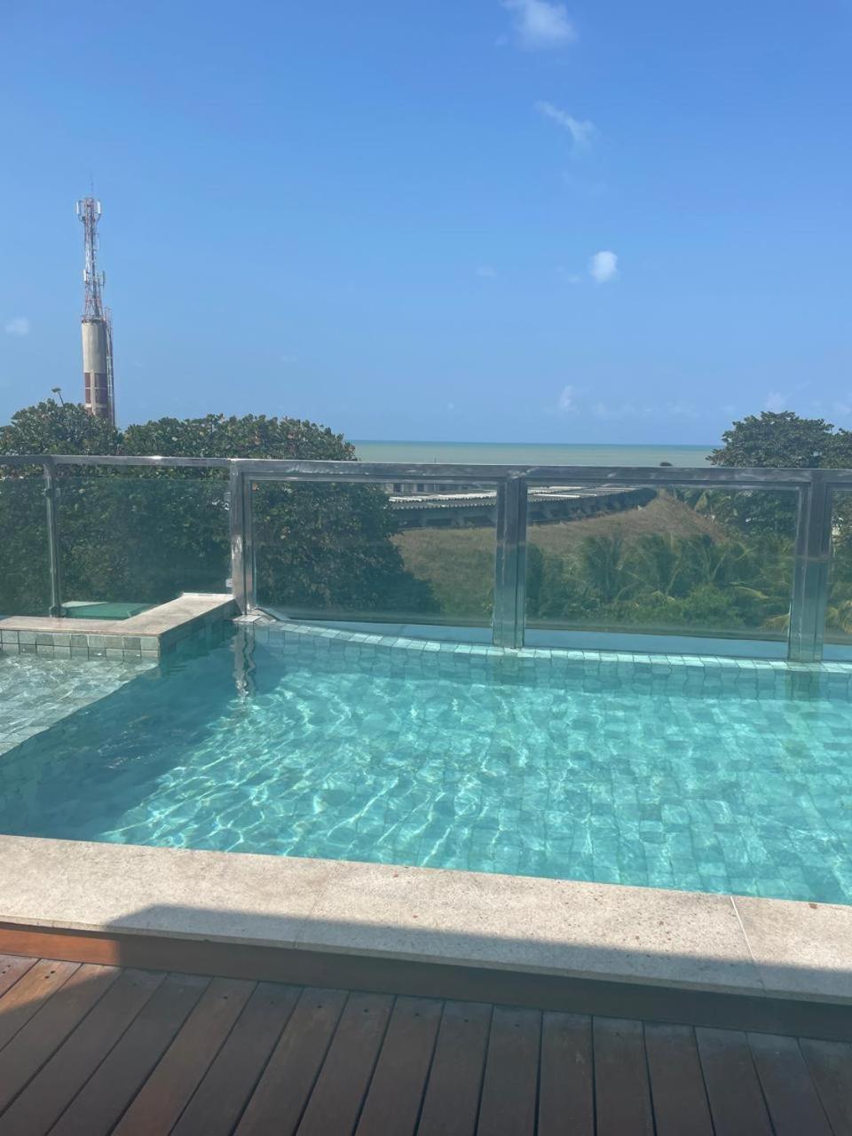 Israel Tambau- Apto Luxuoso- Em Frente Ao Mar Com Varanda Joao Pessoa Bagian luar foto