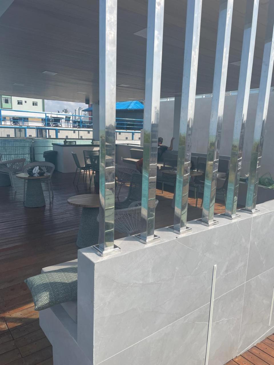 Israel Tambau- Apto Luxuoso- Em Frente Ao Mar Com Varanda Joao Pessoa Bagian luar foto